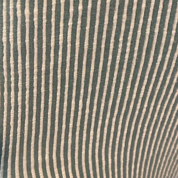 SOLD Chic Green Striped Maxi Dress - Picture 8 of 8